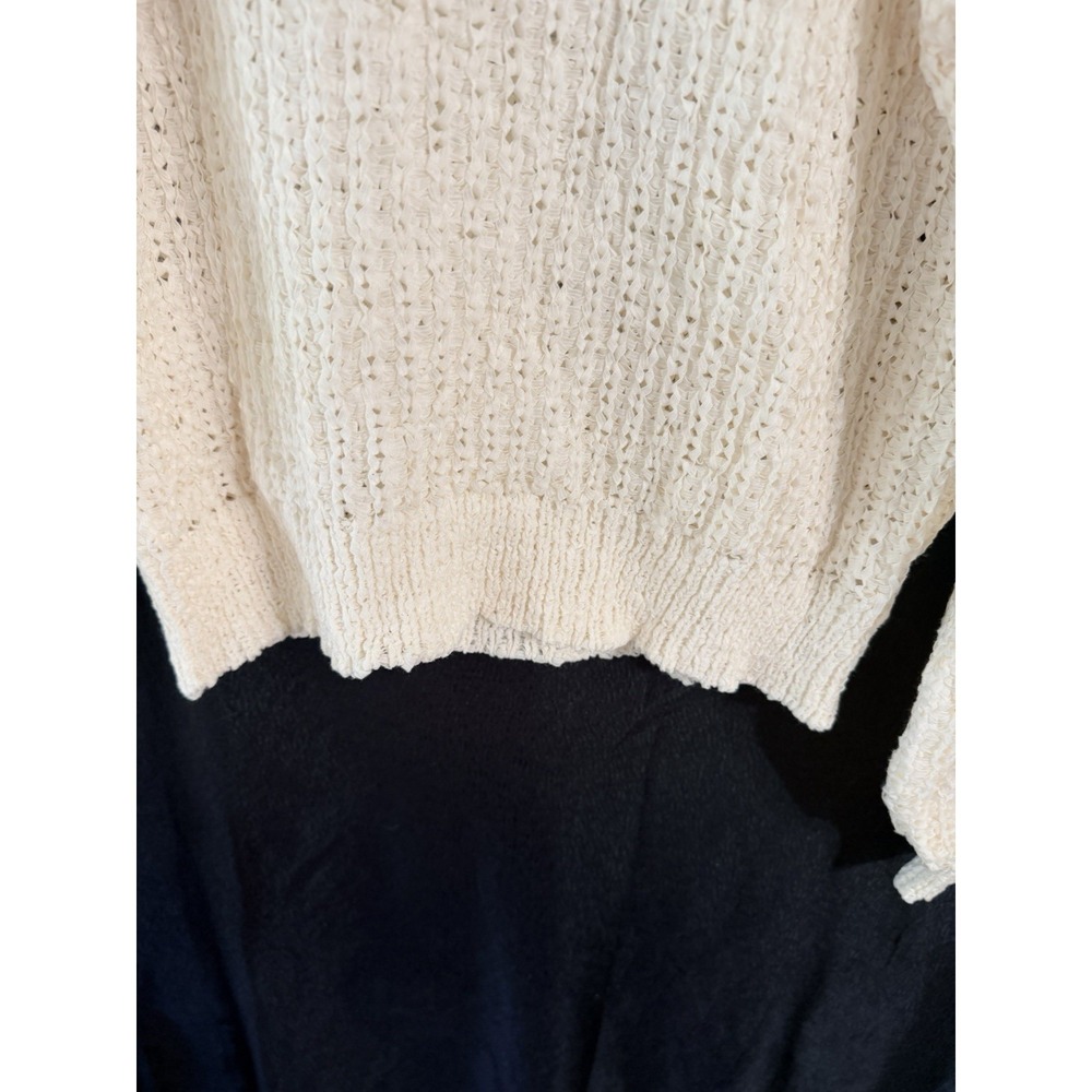 NWT  SZ  M  A NEW DAY CREAM SWEATER MEASUREMENTS IN DESCRIPTION‎ (3019) - Picture 6 of 6